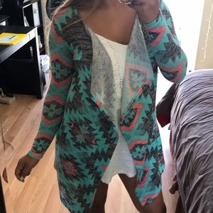 Cute sweater cardigan size small